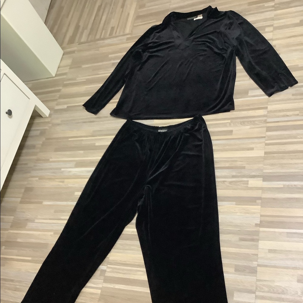 Plush Woman Pants & Shirt Plush Match Set 1X Plus